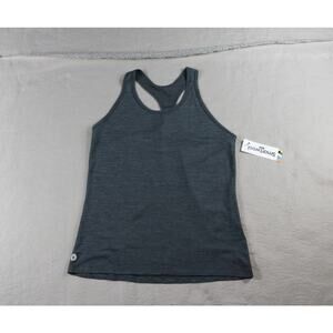 New Smartwool Tank Top Womens Small Gray Merino Wool Blend Active Racerback